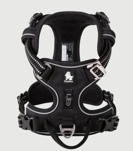 Harnais Anti-Traction pour Grand Chien Ajustable et Rembourré Haute Résistance