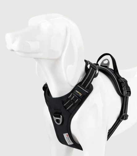 Harnais Anti-Traction pour Grand Chien Ajustable et Rembourré Haute Résistance