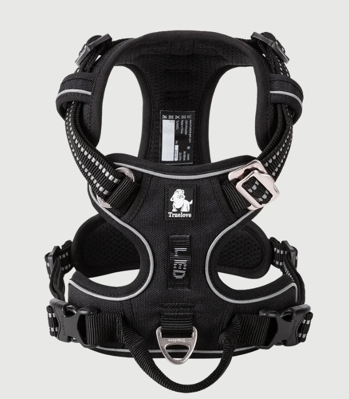 Harnais Anti-Traction pour Grand Chien Ajustable et Rembourré Haute Résistance