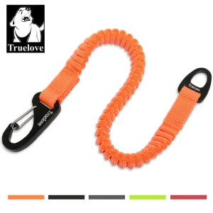 Laisse pour chien courte élastique nylon corde souple