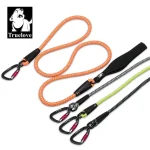 Laisse pour chien nylon poignée néoprène confortable