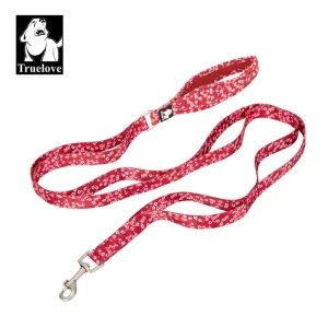 Laisse pour chien florale néoprène double contrôle
