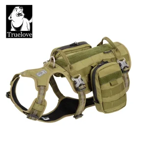 Harnais chien militaire avec poches intégrées