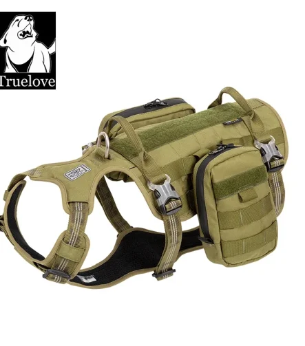 Harnais chien militaire avec poches intégrées