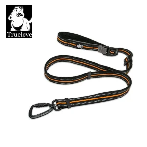 Laisse pour chien mains libres mousqueton double sport