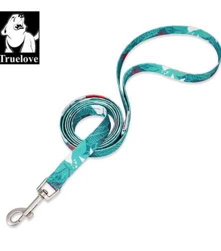 Laisse pour chien florale élégante poignée douce